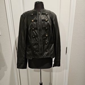 Torrid Black Faux Jacket size 1
